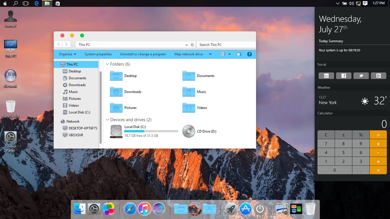 Mac Os Theme For Windows 10